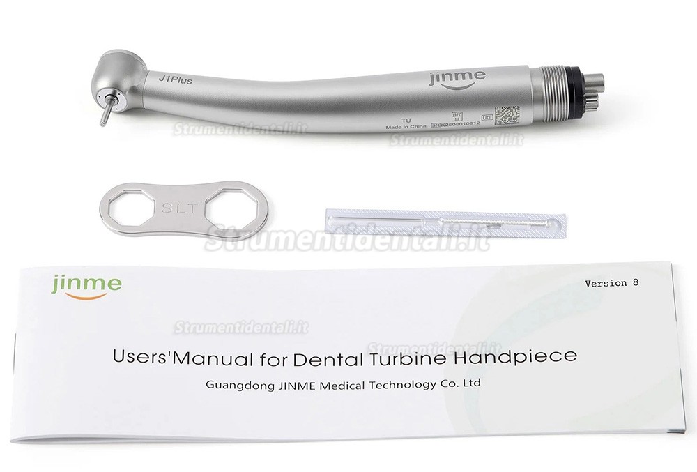 Jinme J1Plus manipolo turbina odontoiatrici, testa torcent e 4 fori